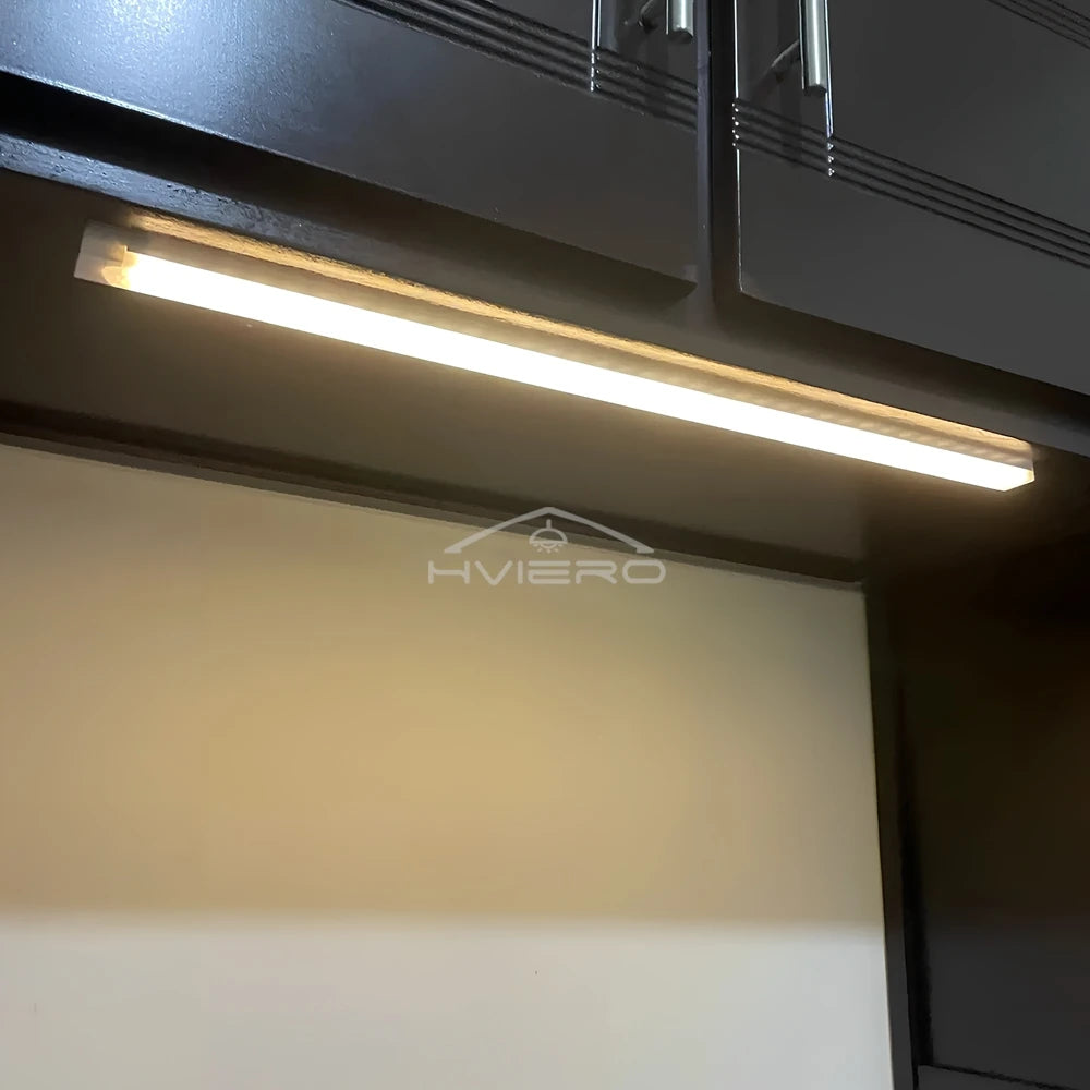 Rechargeable Motion Sensor LED Bar Light Induction Night Light Portable Cordless Magnetic Cabinet Lamp for Kitchen Bedside Room
