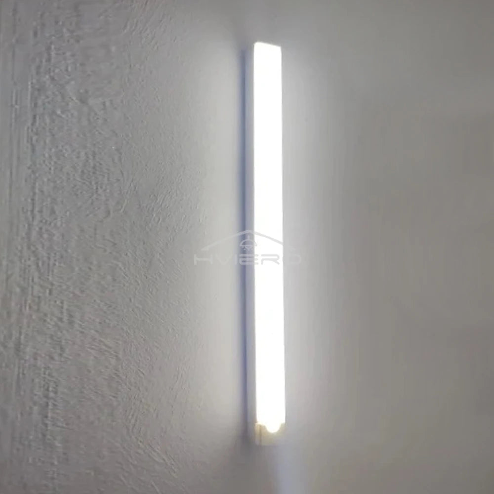 Rechargeable Motion Sensor LED Bar Light Induction Night Light Portable Cordless Magnetic Cabinet Lamp for Kitchen Bedside Room