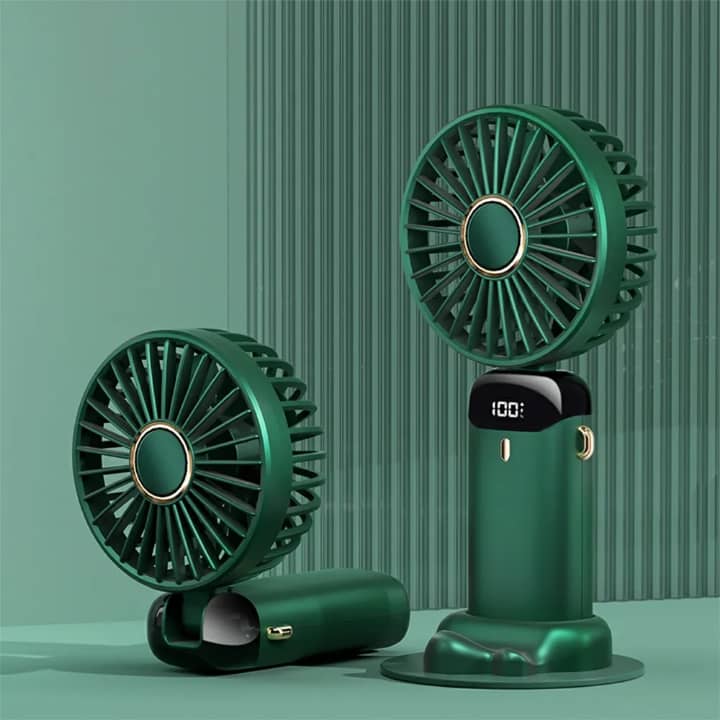 Ventilateur USB Portable Pliable Rechargeable – Mini Ventilateur Silencieux | Minwa Store